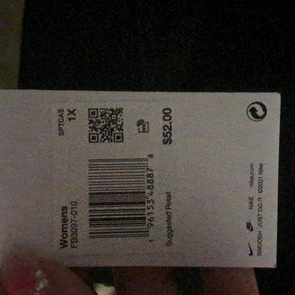 Women's 1X Nike tight fit high rise full length leggings - Picture 4 of 4